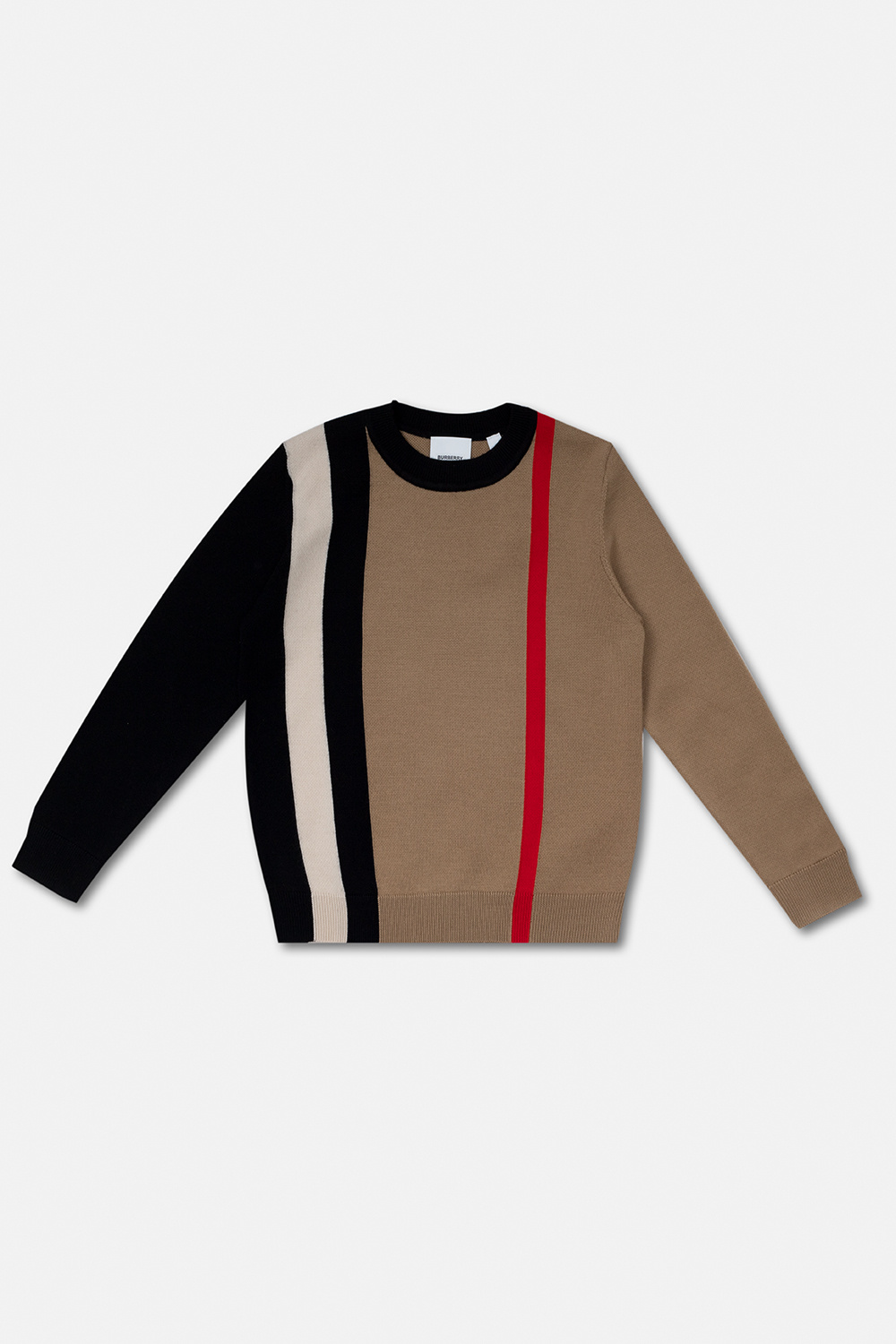 Beige Dustin wool sweater Burberry Kids IetpShops Morocco